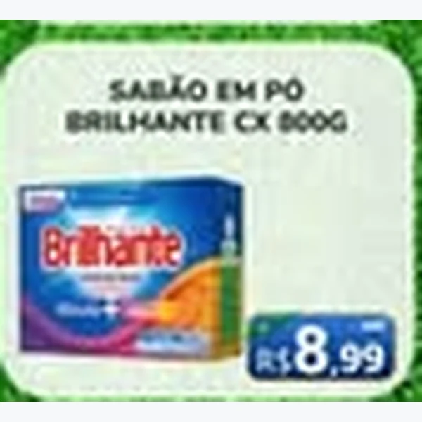 Sabão em Pó Brilhante 800 g
