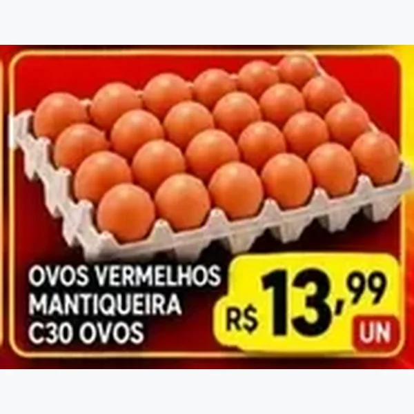 Ovos Vermelhos Mantiqueira 30 un
