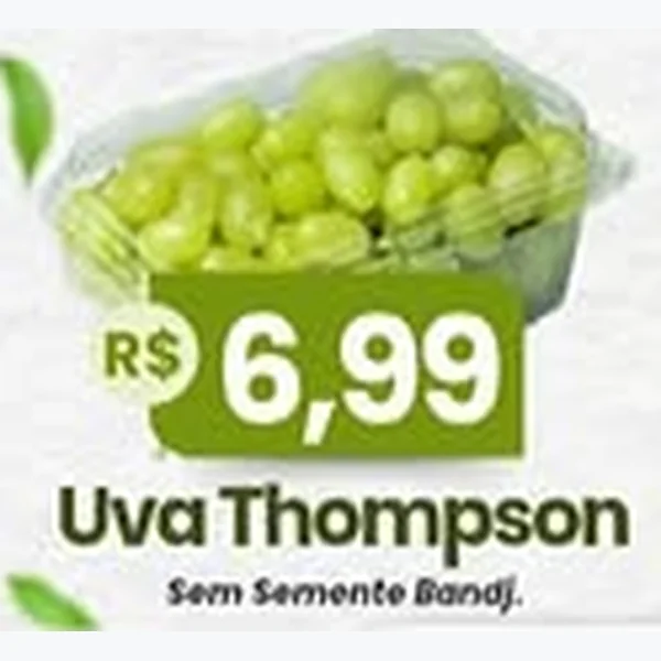 Uva Thompson sem Semente