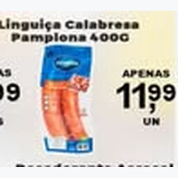 Linguica Calabresa Pamplona 400 g