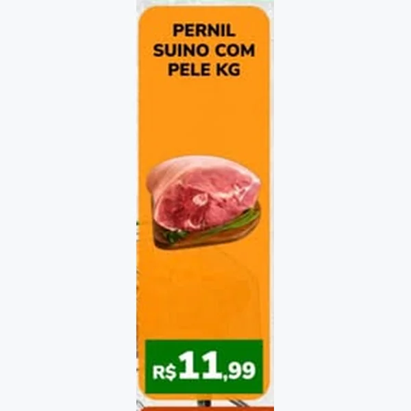 Pernil Suíno com Pele