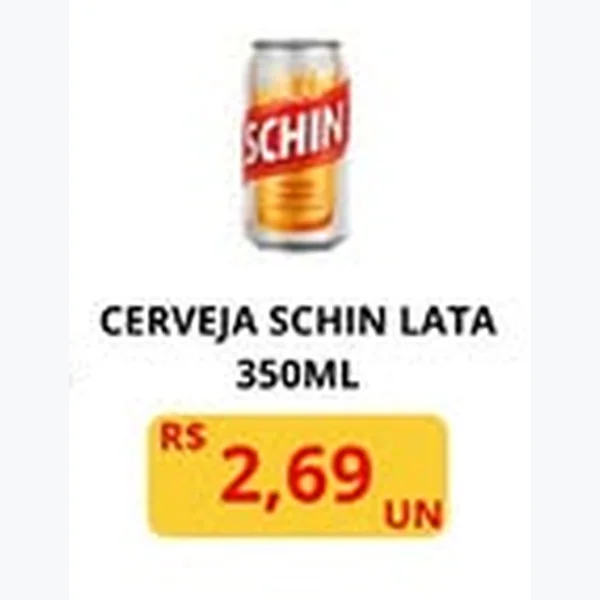 Recorte do encarte de Cerveja Schin 350 ml
