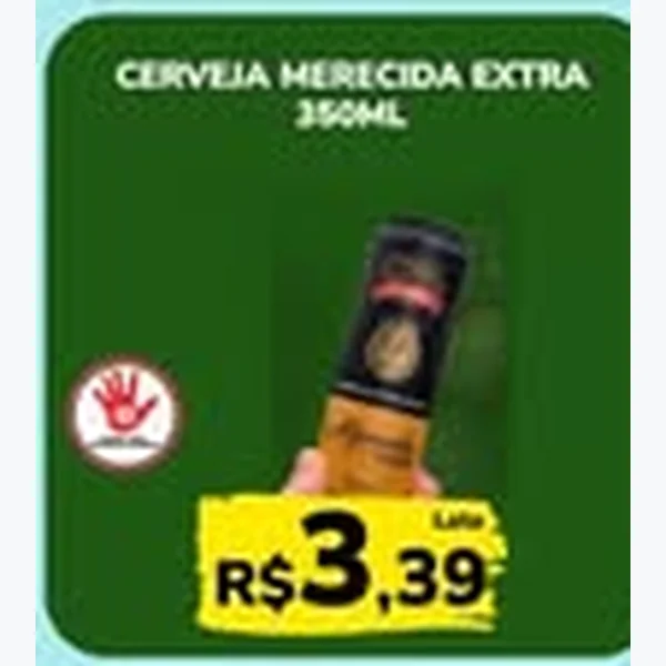Cerveja Extra Merecida 350 ml