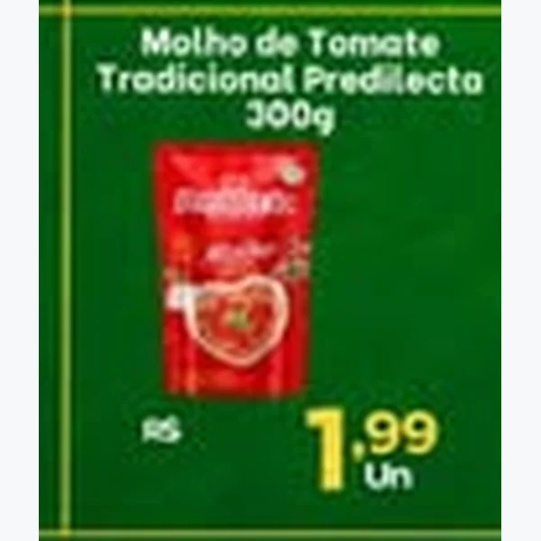 Molho de Tomate Tradicional Predilecta 300 g