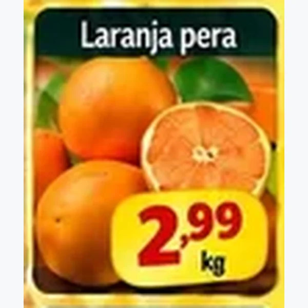 Recorte do encarte de Laranja Pera