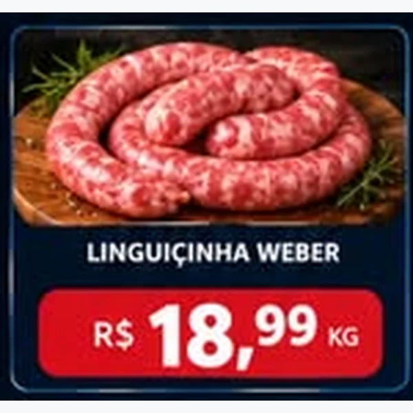 Recorte do encarte de Linguiçinha Weber