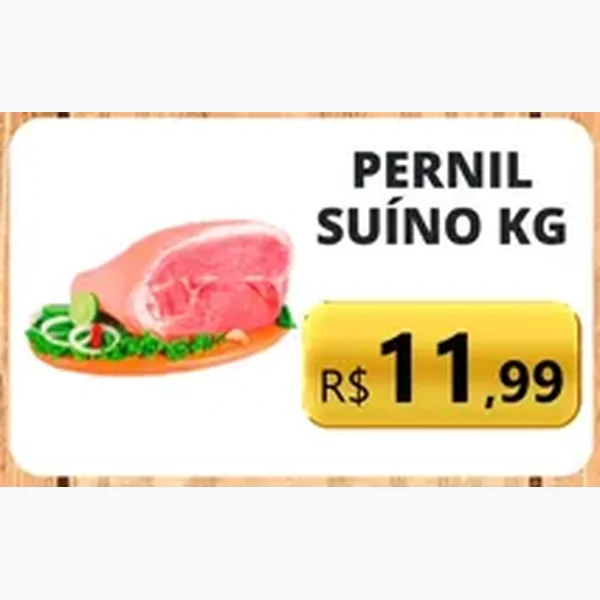 Recorte do encarte de Pernil Suíno