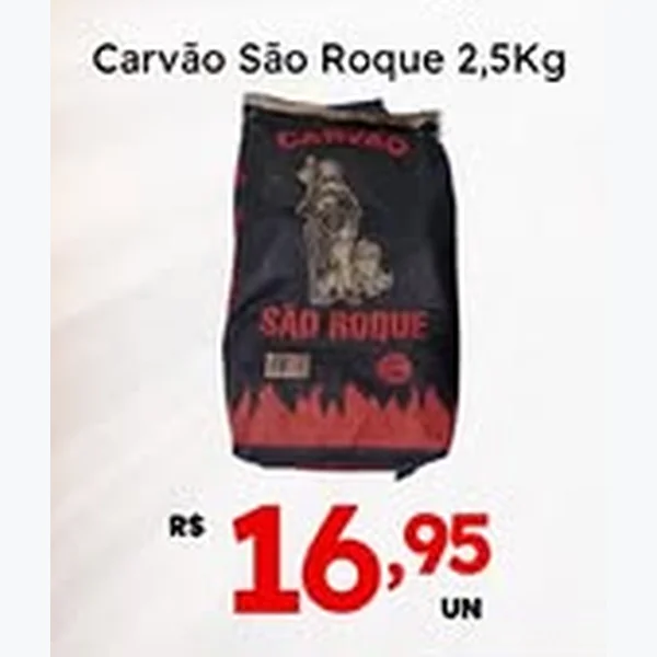 Carvão São Roque 2,5 kg