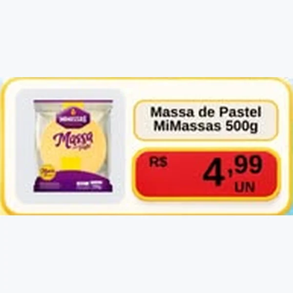 Massa de Pastel MiMassas 500 g