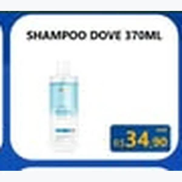 Recorte do encarte de Shampoo Dove 370 ml