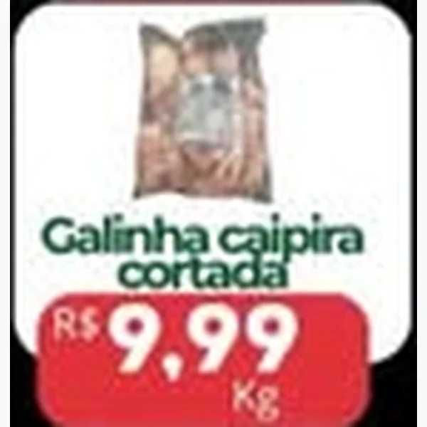Galinha Caipira Cortada