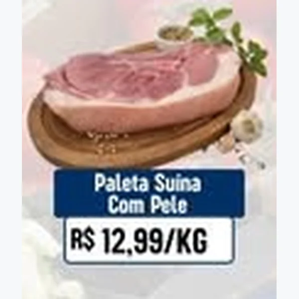 Paleta Suína com Pele
