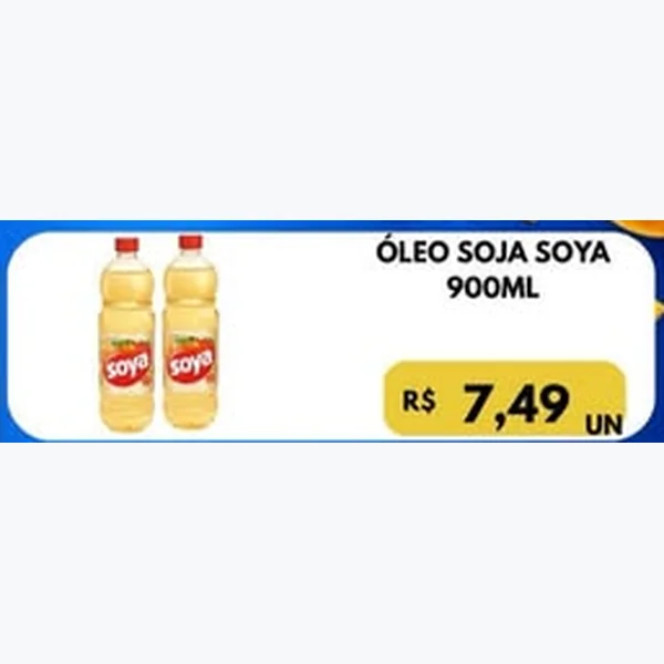 Recorte do encarte de Óleo de Soja Soya 900 ml