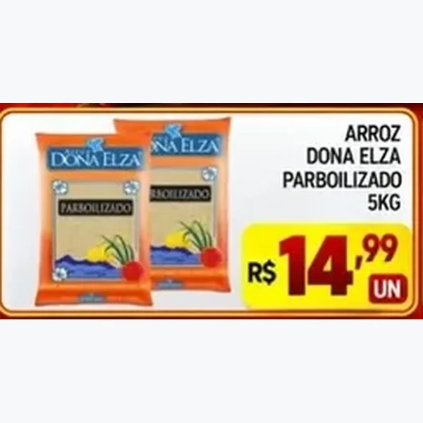 Arroz Parboilizado Dona Elza 5 kg