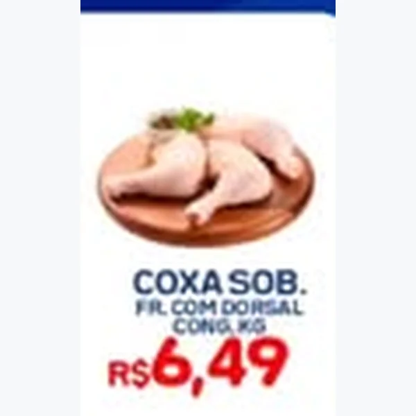Recorte do encarte de Coxa e Sobrecoxa com Dorsal