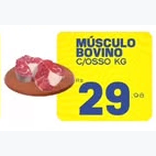 Recorte do encarte de Músculo Bovino