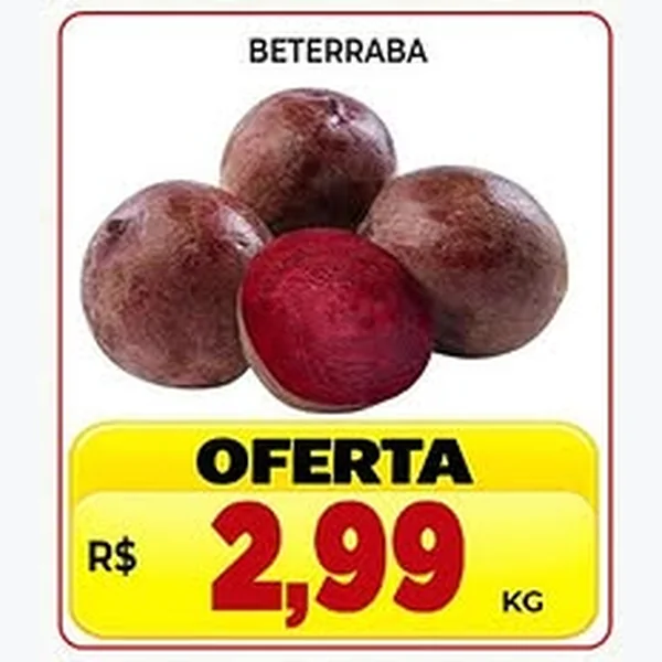 Recorte do encarte de Beterraba