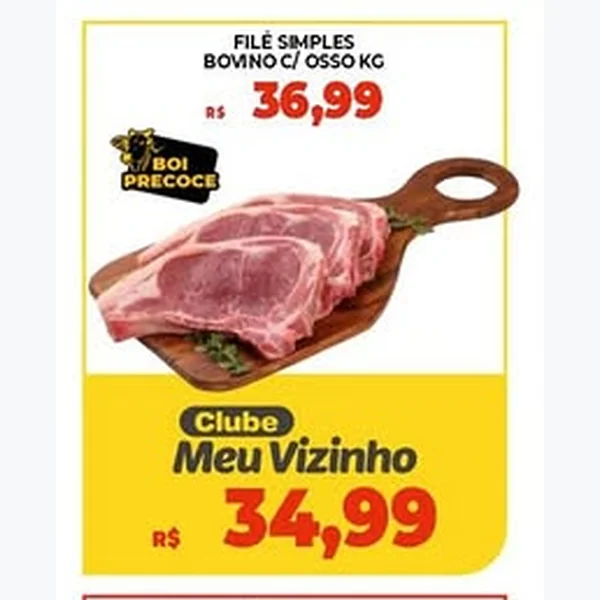 Filé Simples Bovino C/ Osso