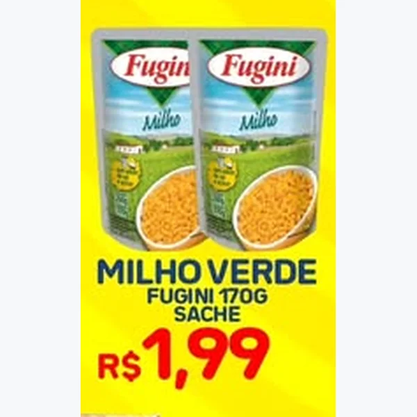 Recorte do encarte de Milho Verde Fugini 170 g