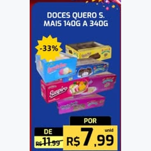 Doces Quero S. Mais 140 g
