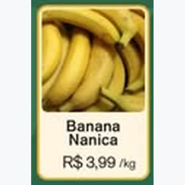 Recorte do encarte de Banana Nanica