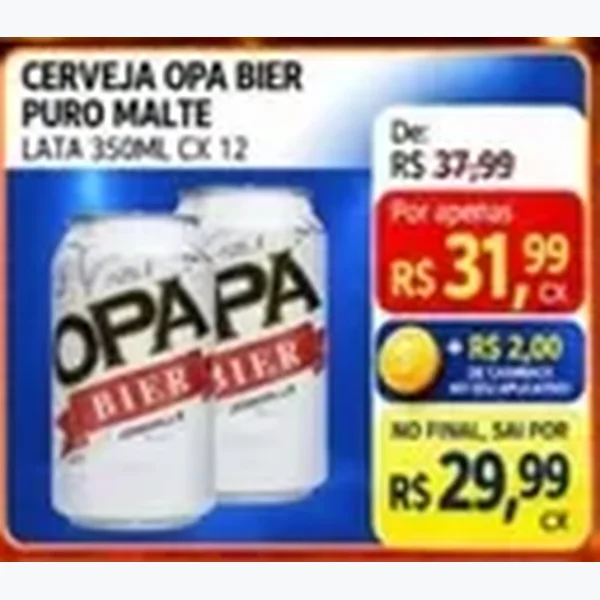 Cerveja Puro Malte Opa Bier 12 un × 350 ml
