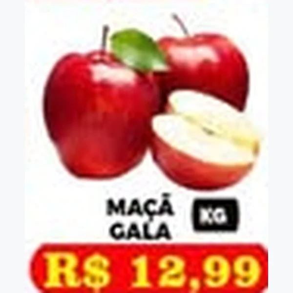 Recorte do encarte de Maçã Gala