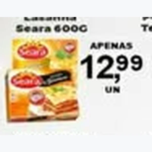 Lasanha Seara 600 g