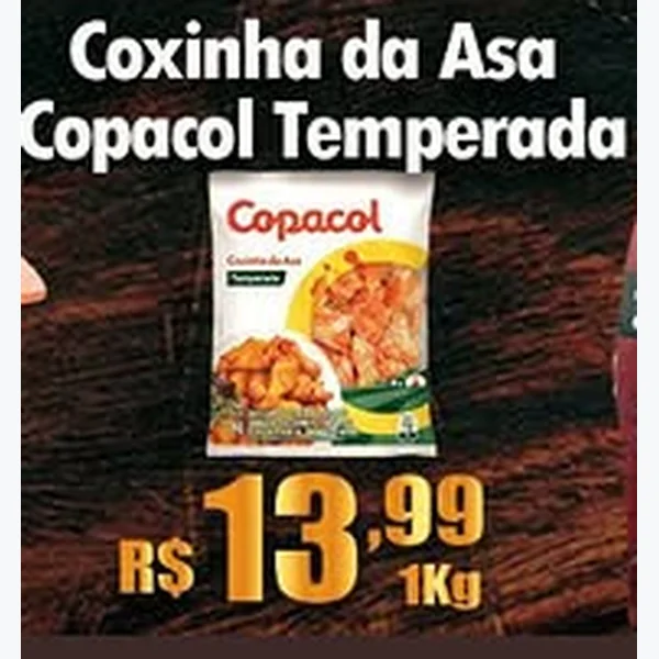 Coxinha da Asa Temperada Copacol