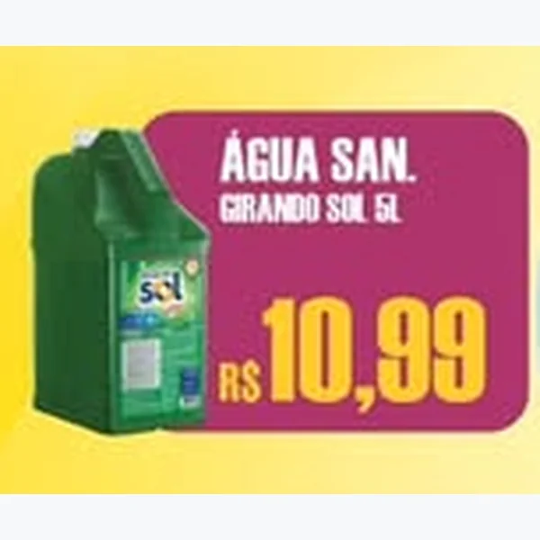 Água Sanitária Girando Sol 5 L