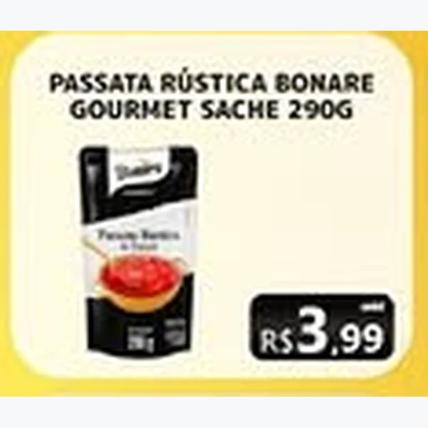 Recorte do encarte de Passata Rústica Bonare