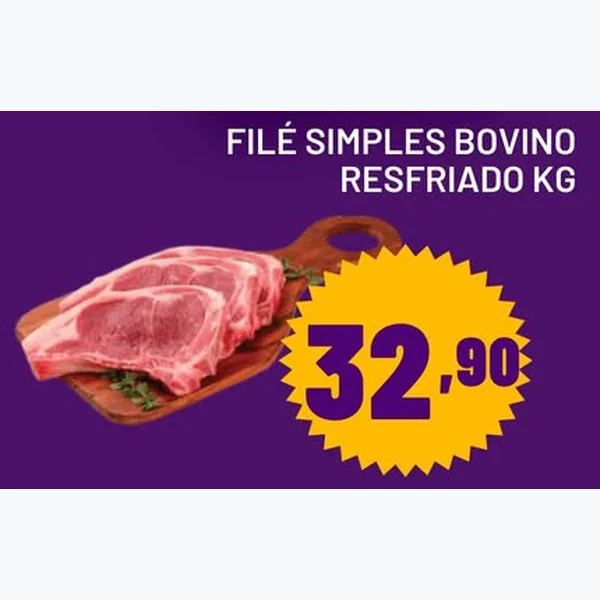 Filé Simples Bovino Resfriado