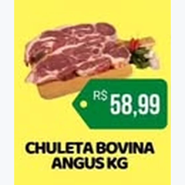 Recorte do encarte de Chuleta Bovina Angus