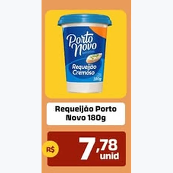 Requeijão Cremoso Porto Novo 180 g