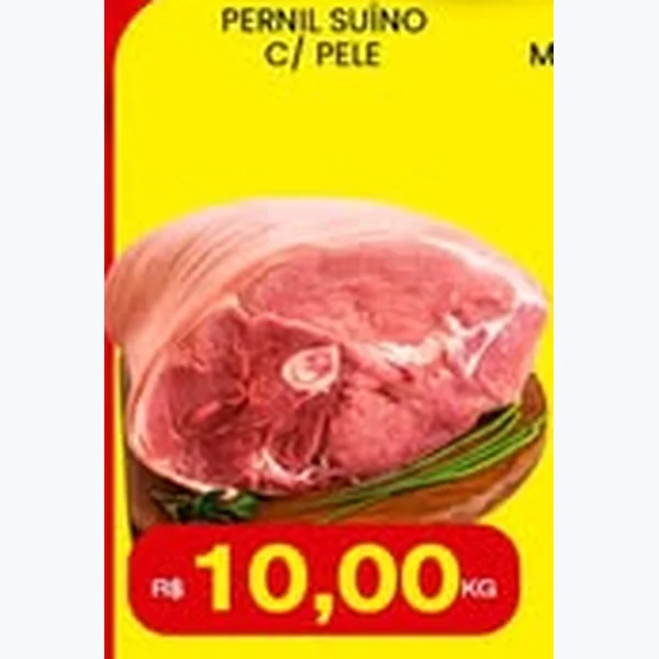 Recorte do encarte de Pernil Suíno C/ Pele