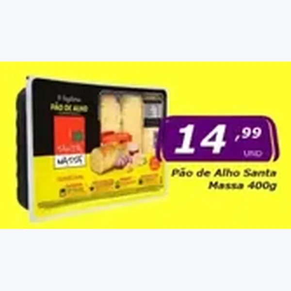 Pão de Alho Santa Massa 400 g
