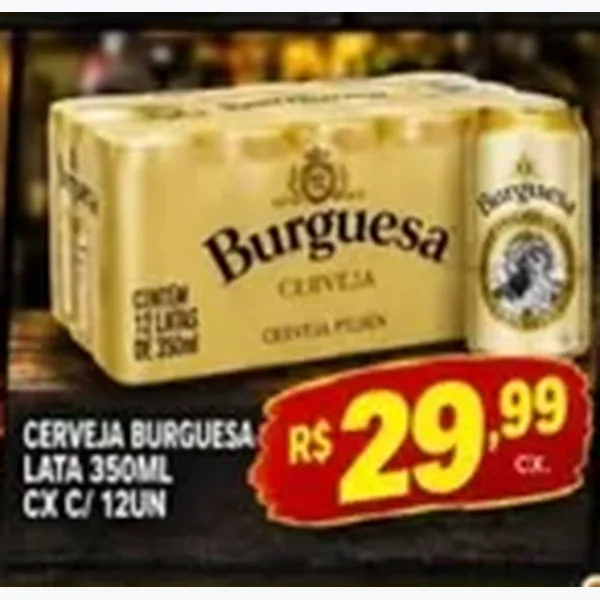 Cerveja Burguesa 12 un × 350 ml