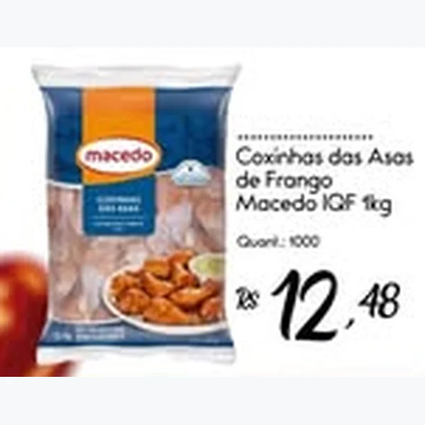 Coxinhas das Asas de Frango Iqf Macedo