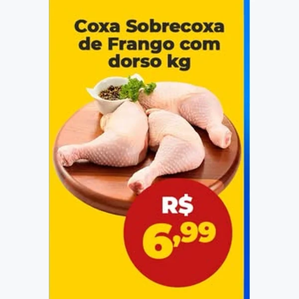 Coxa Sobrecoxa de Frango com Dorso