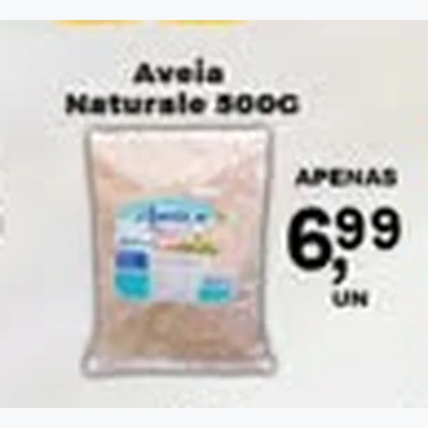 Recorte do encarte de Aveia Naturale 500 g
