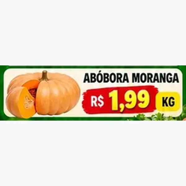 Recorte do encarte de Abóbora Moranga