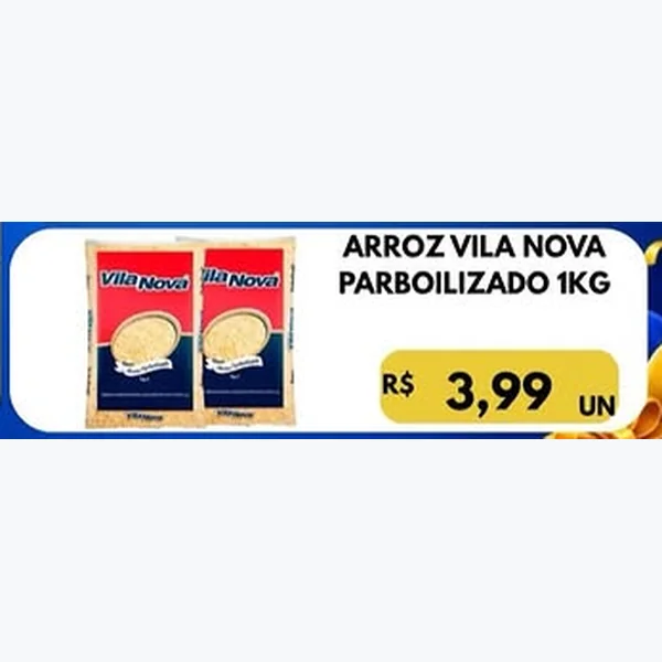 Arroz Parboilizado Vila Nova 1 kg