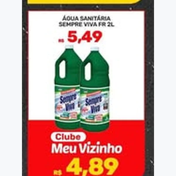 Água Sanitária Sempre Viva 2 L
