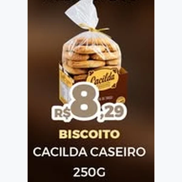 Biscoito Caseiro Cacilda 250 g