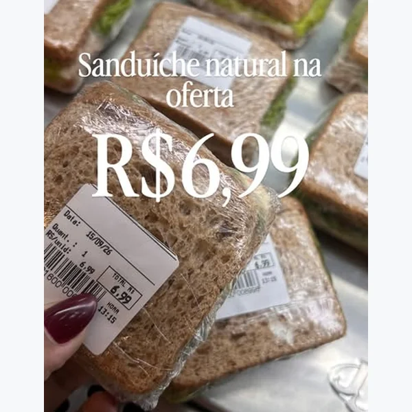 Sanduíche Natural