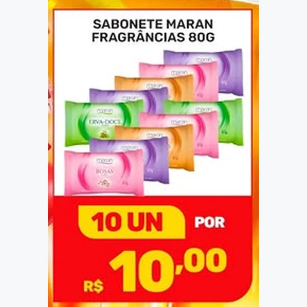 Recorte do encarte de Sabonete Maran 80 g