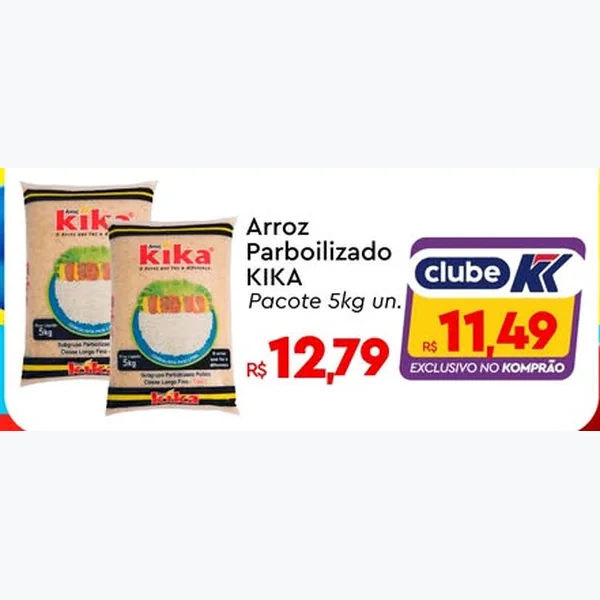 Arroz Parboilizado Kika 5 kg