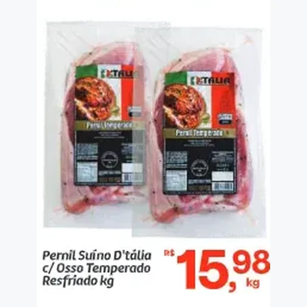 Pernil Suíno C/ Osso Temperado d'Itália