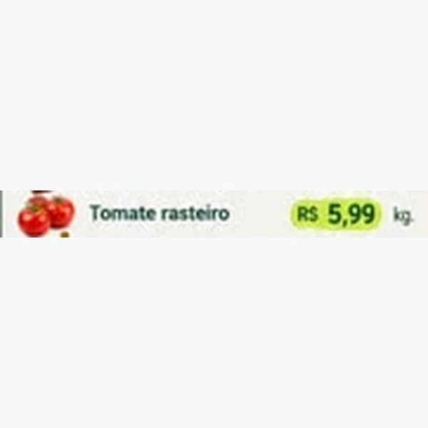 Recorte do encarte de Tomate Rasteiro