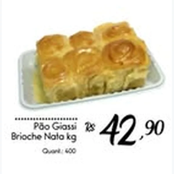 Pão Brioche Nata Giassi